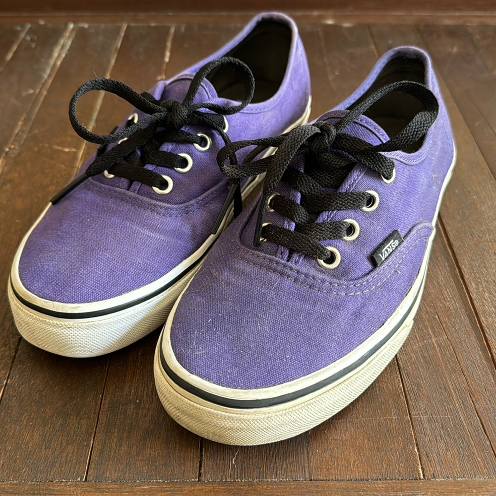 Purple Vans Great Condition!